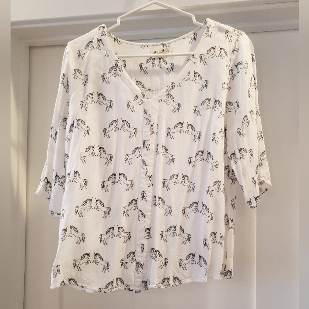 Sugarhill Brighton 3/4 Unicorn Top